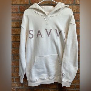 Savvi Women's White Hoodie
